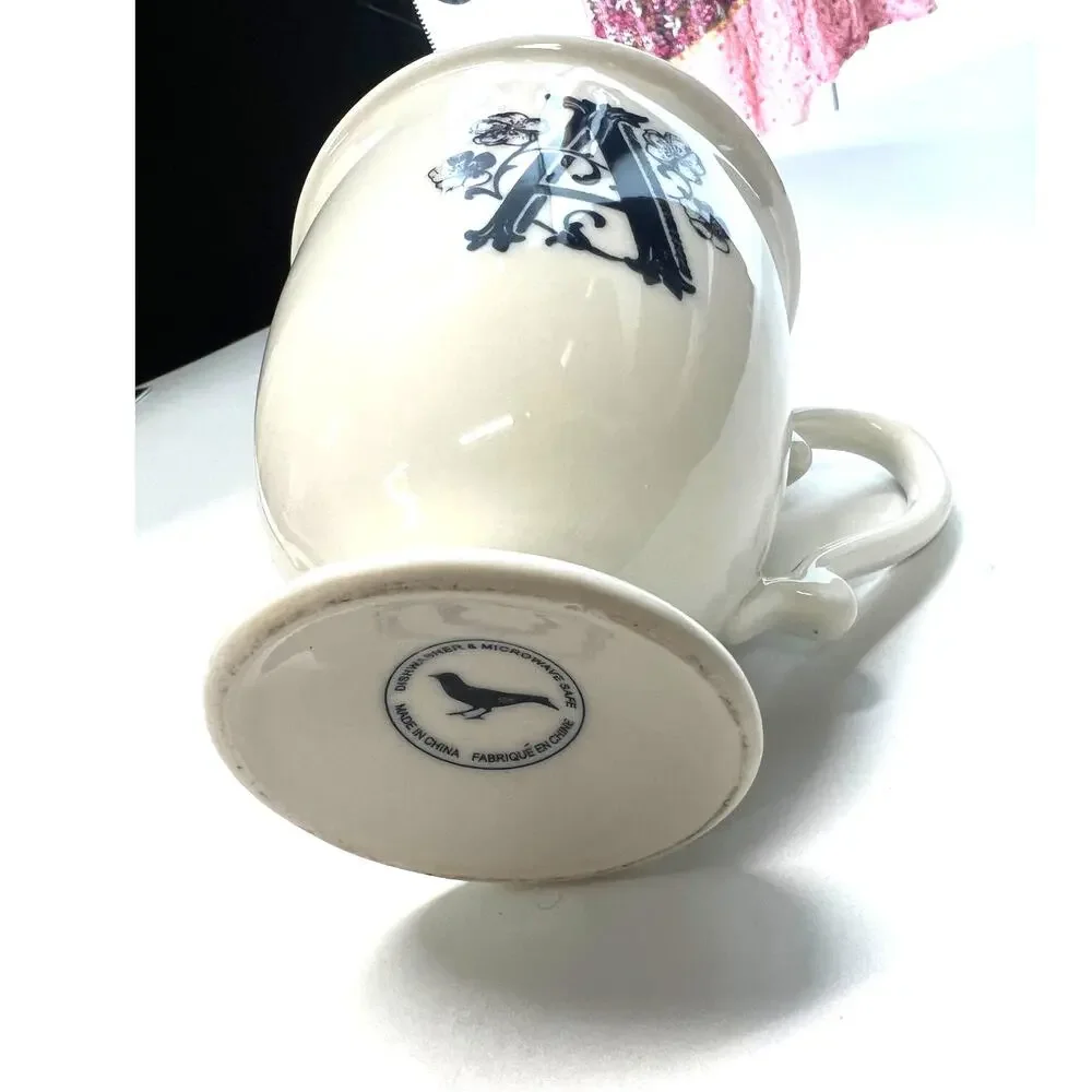 Letter A Mug Coffee Cup Tea Retired Anthropologie Missus Monogram Initial
